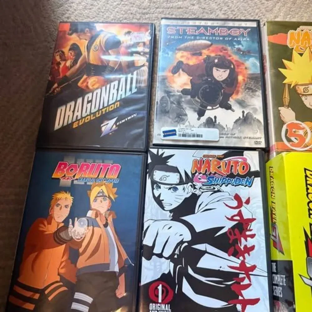 Dragon Ball / Dragon Ball Z / Dragon Ball GT / Naruto Anime movie lot